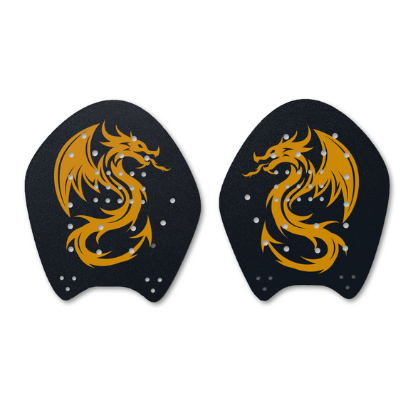 Enter the Dragon Paddles (black/gold)