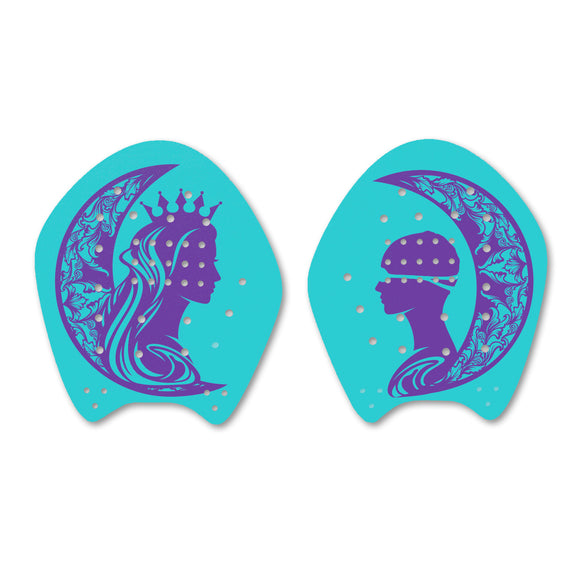 Queen Paddles Purple/Teal