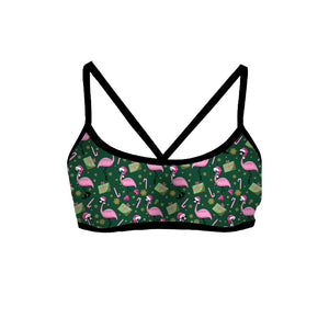 Festive Flamingoes Top